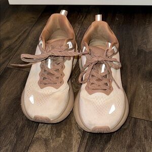 Women's Cream and Tan Sneakers